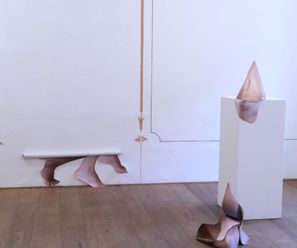 'Titillated Tiptoes' installation view- 2022 