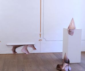 'Titillated Tiptoes' installation view- 2022 